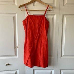 Orange Mini Women's Dress